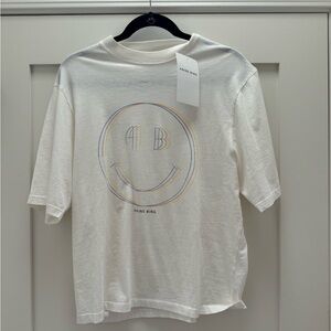 ANINE BING happy face shirt